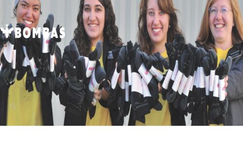 Annual donation of 2500 socks from Bombas