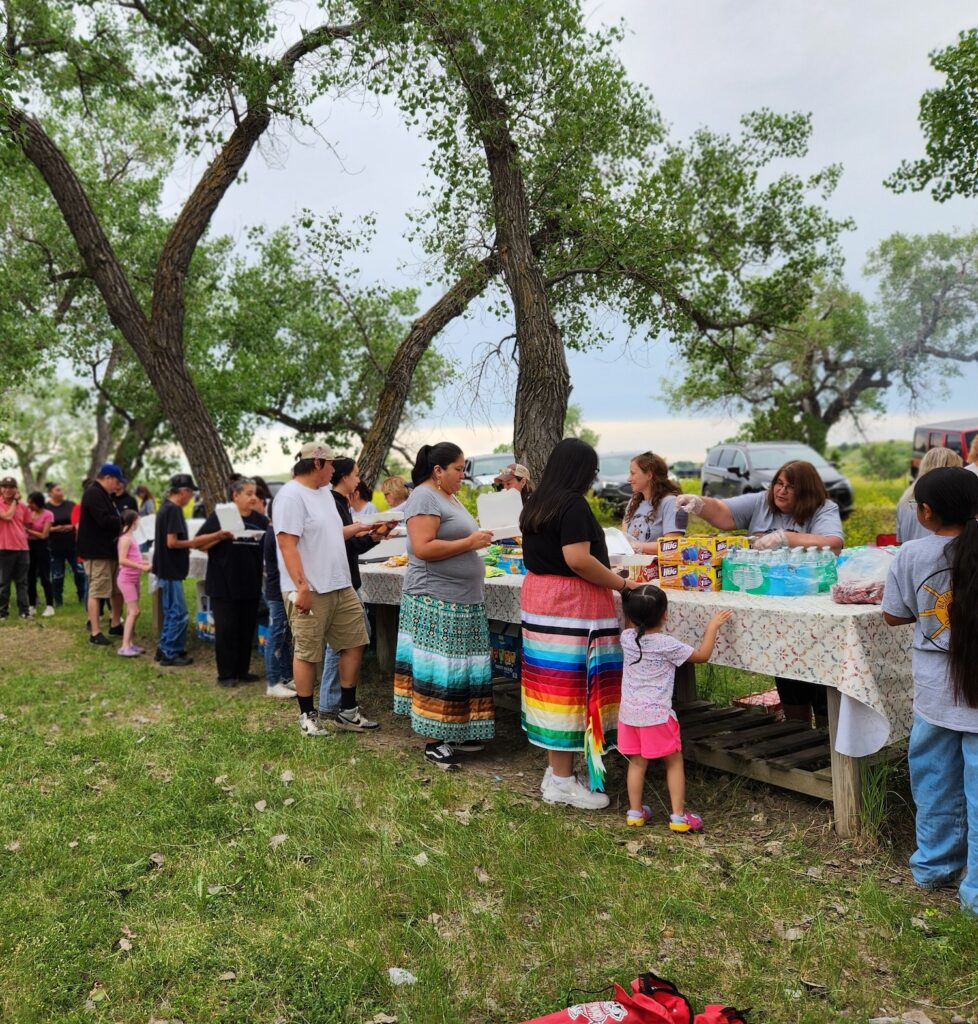 Red Shirt Food Distribution